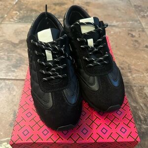 Tory Burch Black and White Sneakers